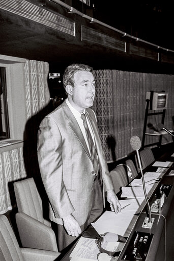 Portrait of Francesco Enrico SPERONI at the EP in Strasbourg.