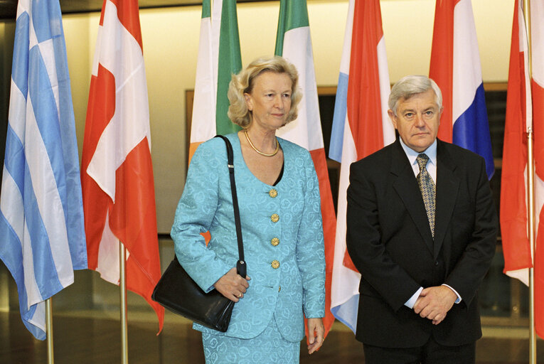 Zdjęcie 4: Nicole FONTAINE EP President meets with Milan KUCAN, President of Slovenia