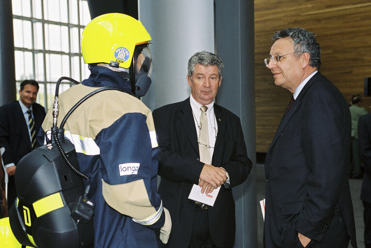 Presentation of New Firemen CGF  Equipment in the European Parliament in Strasbourg