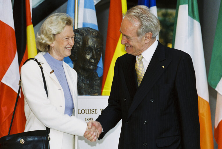 German President makes an official visit to the EP in Strasbourg