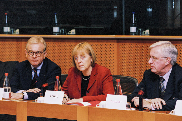 Meeting with german MEP's and the CDU's first ever female Leader.