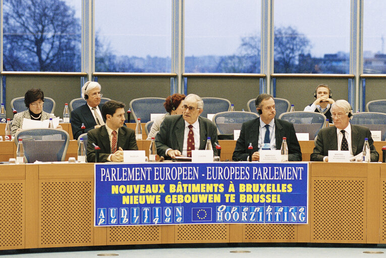 Public Hearing: New buildings of the European Parliament in Brussels