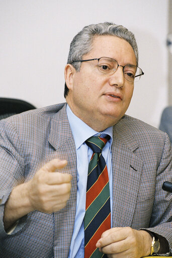 MEP Giuseppe NISTICO at the European Parliament in Brussels