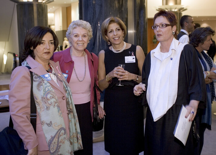 Breast Cancer Awareness day at the EP in Brussels.