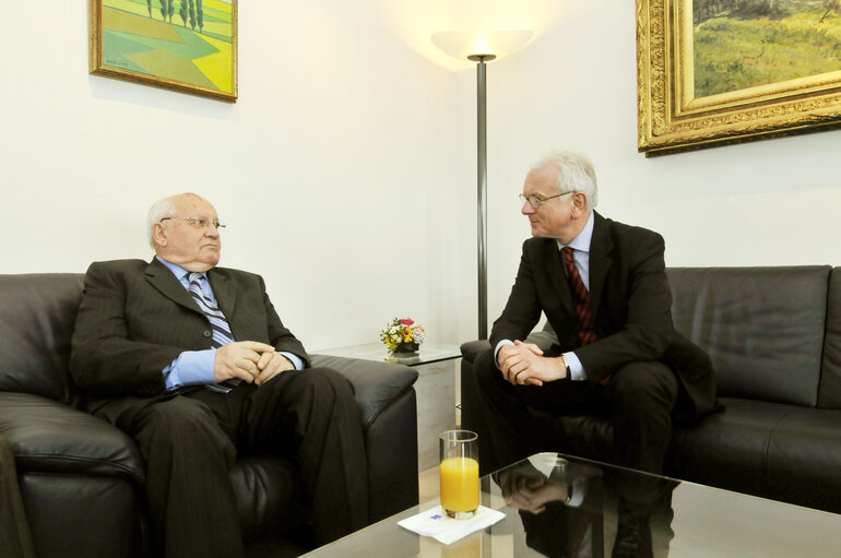 EP President meets with former President of the USSR, in Brussels