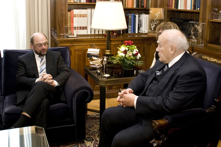 EP President meets with the President of the Hellenic Republic