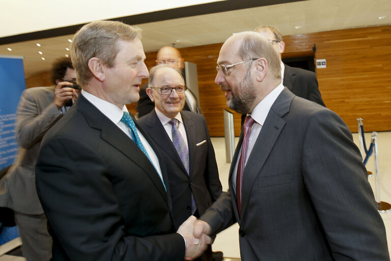 Visit of the Irish Taoiseach to the EP in Strasbourg.