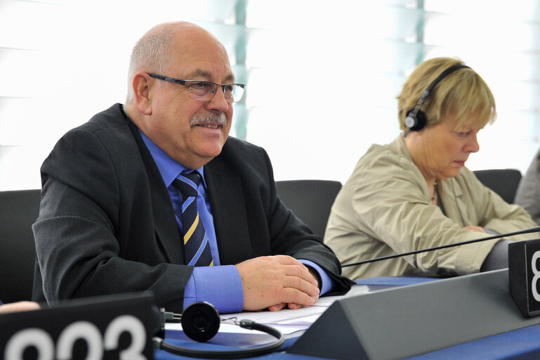 Horst SCHNELLHARDT  in Plenary session wee 09 2014 in Strasbourg