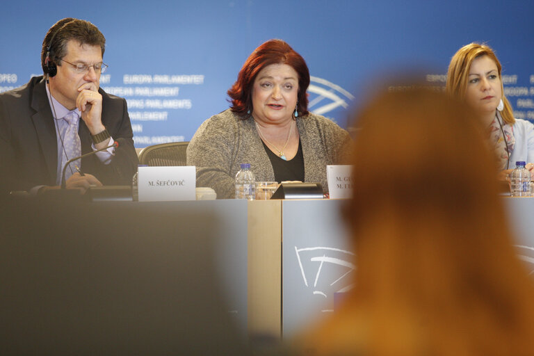 Foto 4: Press Conference New Rules on financing EU political parties and foundations