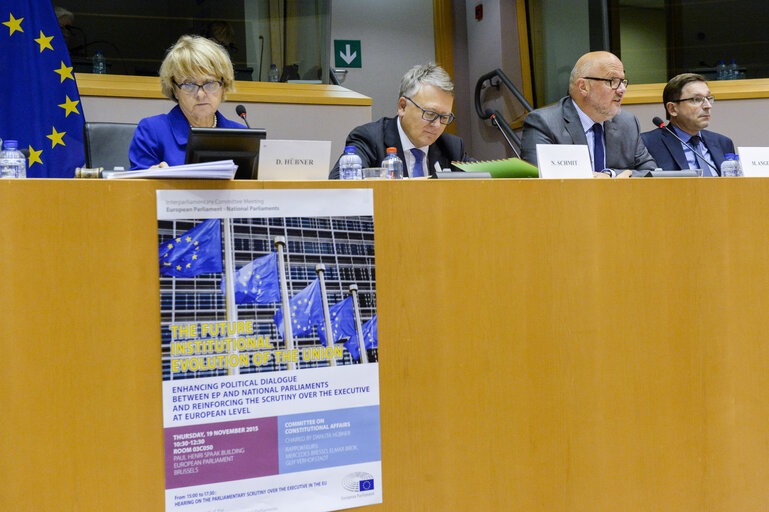 Interparliamentary Committee Meeting  The Future Institutional evolution of the Union