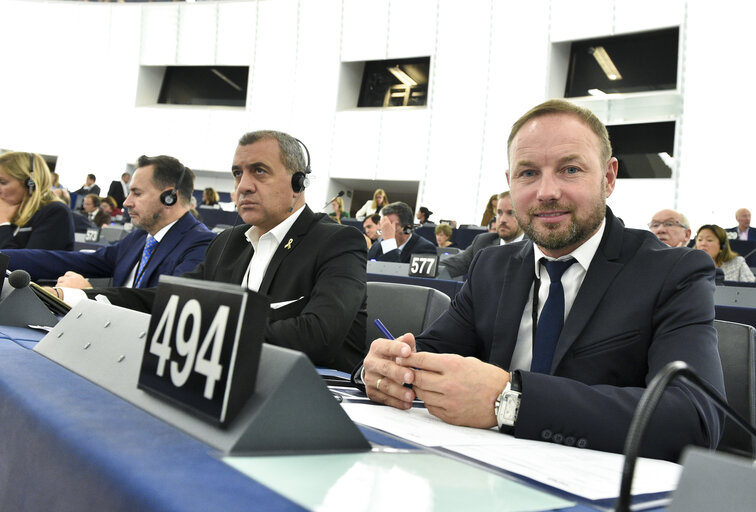 Tomasz FRANKOWSKI in the EP in Strasbourg