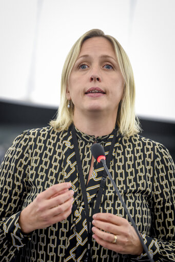 Jytte GUTELAND in the EP in Strasbourg