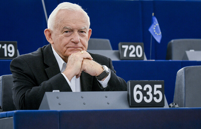 Leszek MILLER in the EP in Strasbourg