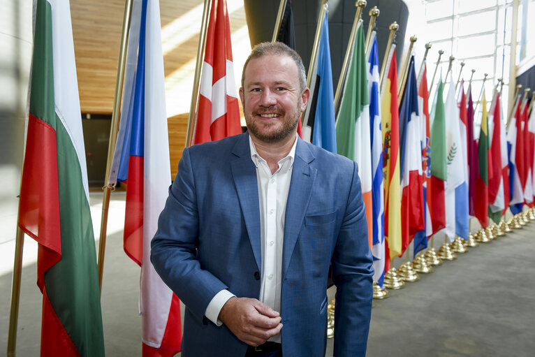 Andreas GLUCK in the EP in Strasbourg