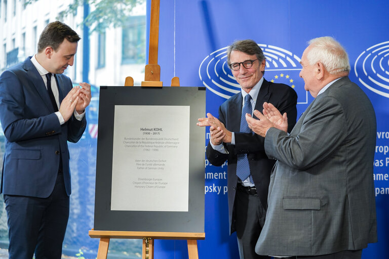 Inauguration Helmut KOHL Building in the European Parliament in Brussels