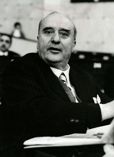 Photo 3: Election of Gaetano MARTINO during the European Parliamentary Assembly on the 30th of March 1962