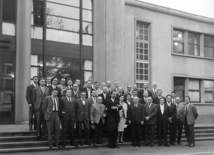 Photo 15 : Visitors group European Parliamentary Assembly October 1962