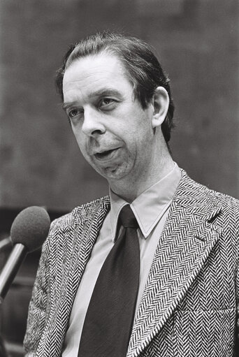 Fotografie 2: Member of the European Parliament, during a session in Luxembourg in March 1977.