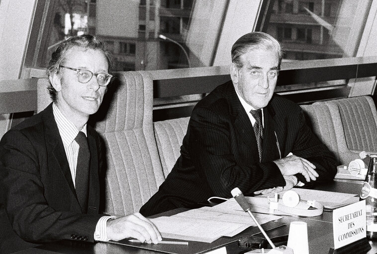 Foto 14: Meeting at the EP in March 1977 in Strasbourg