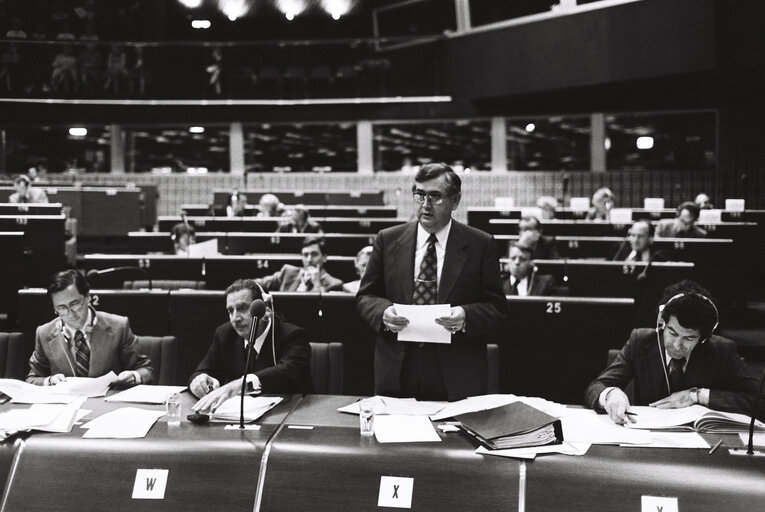 Plenary session in Strasbourg in October 1978.