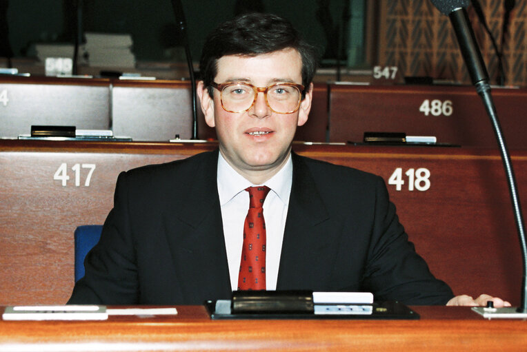 Francois FROMENT MEURICE at the European Parliament.