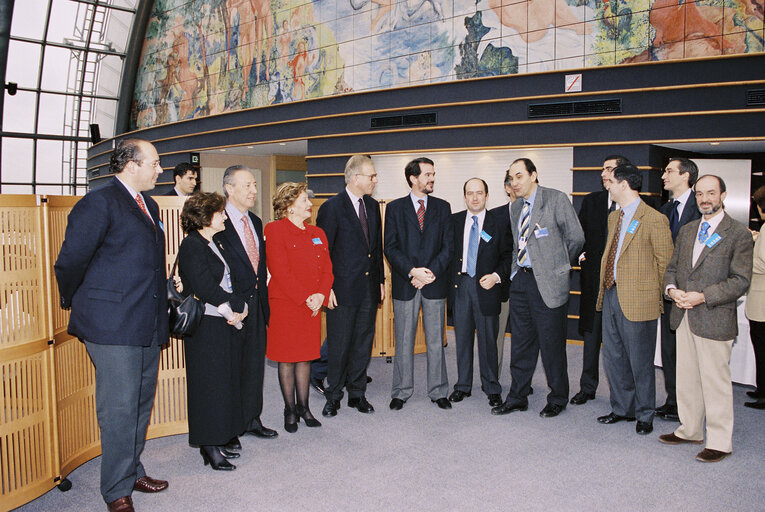 Photo 13 : EPP group members meet with Carlos Jose ITURGAIZ ANGULO, member of the Basque Parliament