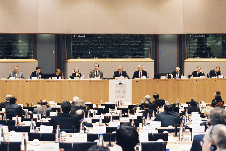 Photo 6 : EPP group meeting - Exchange of views with Jerzy BUZEK, Prime Minister of Poland