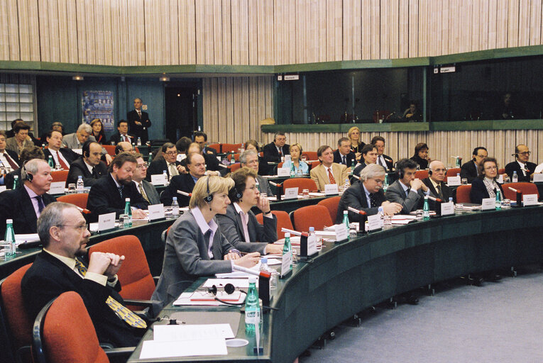 Foto 1: Joint meeting European Parliament - European Commission - Cooperation