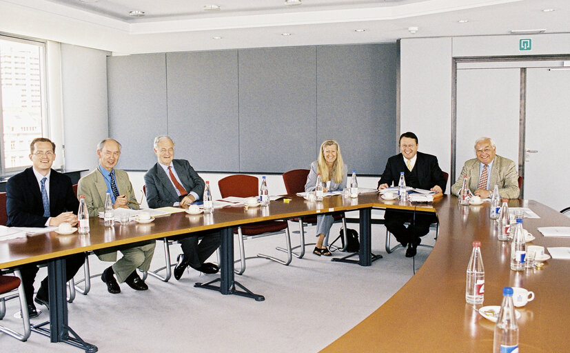 Suriet 3: MEP Paul RUBIG in a meeting at the European Parliament in Brussels