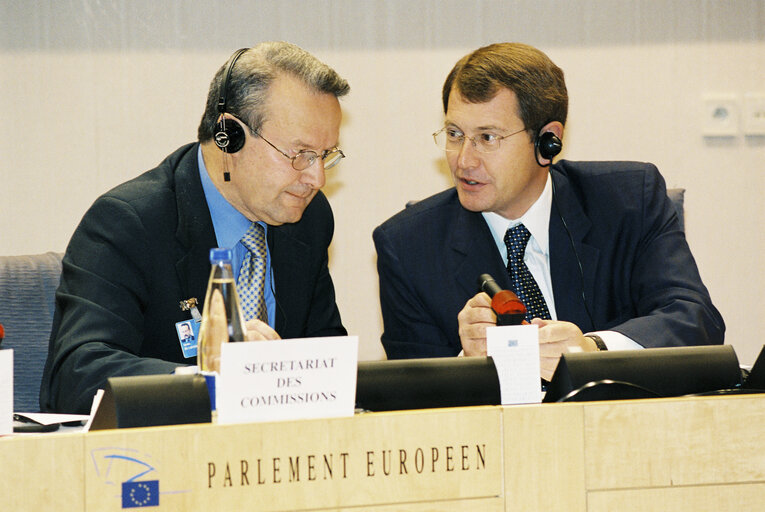 Meeting in the European Parliament in Brussels