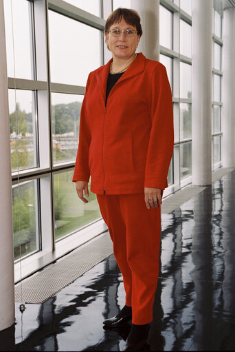 Foto 1: MEP Riitta MYLLER at the European Parliament in Strasbourg