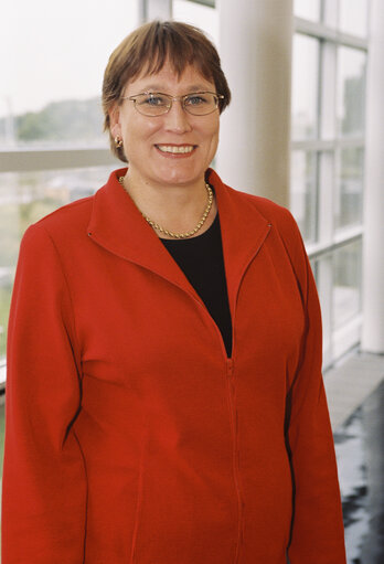 Foto 2: MEP Riitta MYLLER at the European Parliament in Strasbourg