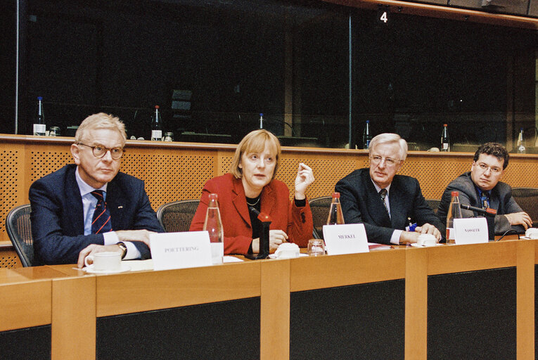 Meeting with german MEP's and the CDU's first ever female Leader.