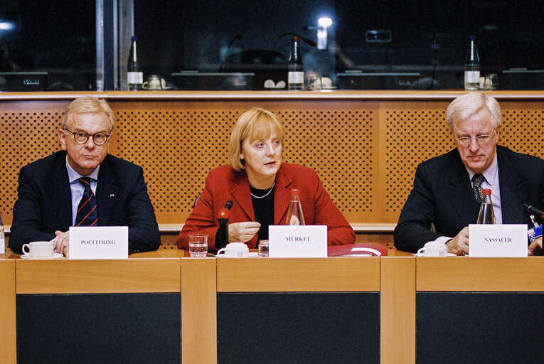 Meeting with german MEP's and the CDU's first ever female Leader.