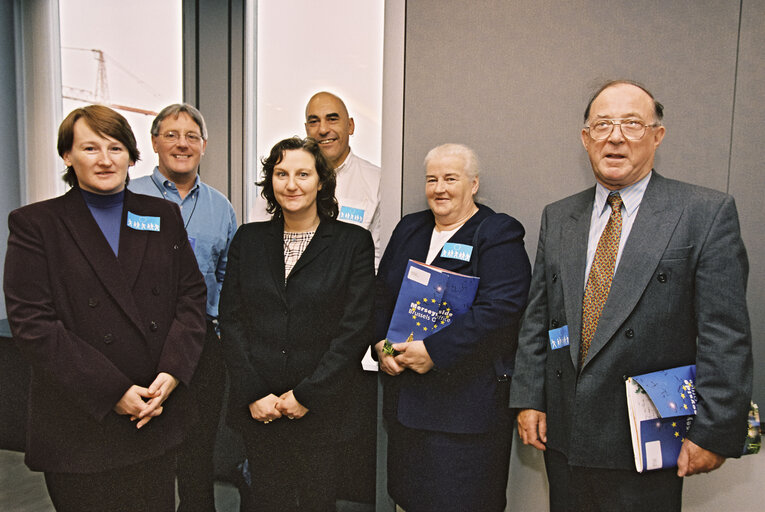 Снимка 5: Meeting at the European Parliament in Brussels with a MEP