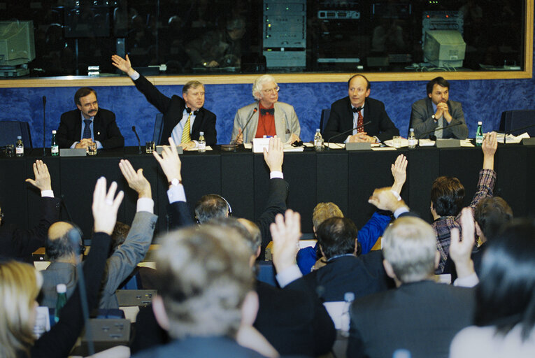 Fotogrāfija 4: ELDR group meeting in Strasbourg