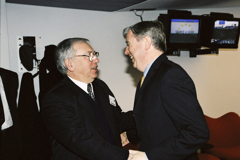 EP President meets with Russian diplomat Vladimir LOUKIN in Strasbourg