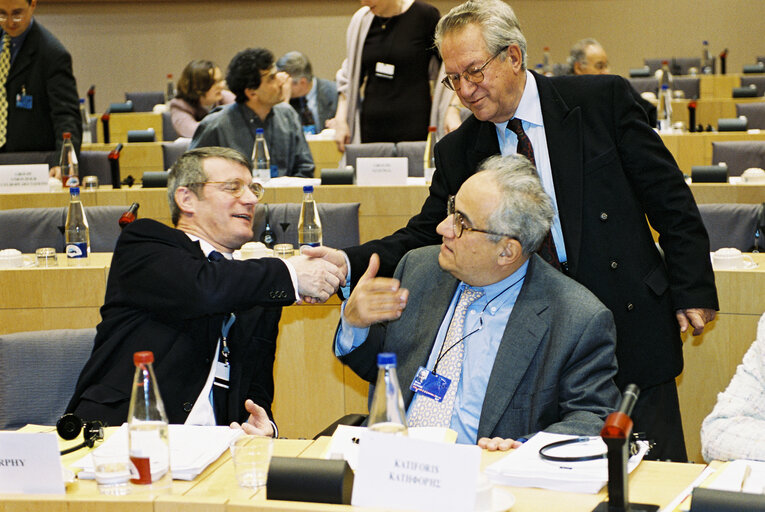 Portrait of MEP Ioannis MARINOS in Brussels