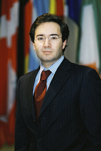 Portrait of MEP Jorge MOREIRA DA SILVA in Brussels