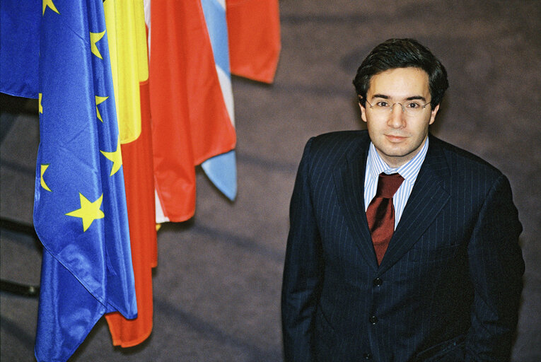 Portrait of MEP Jorge MOREIRA DA SILVA in Brussels