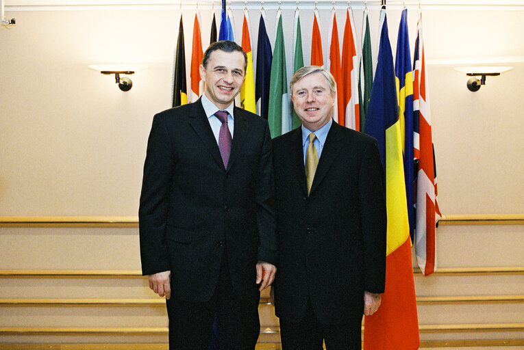 Photo 4 : EP President meets with the Romanian Minister for Foreign Affairs