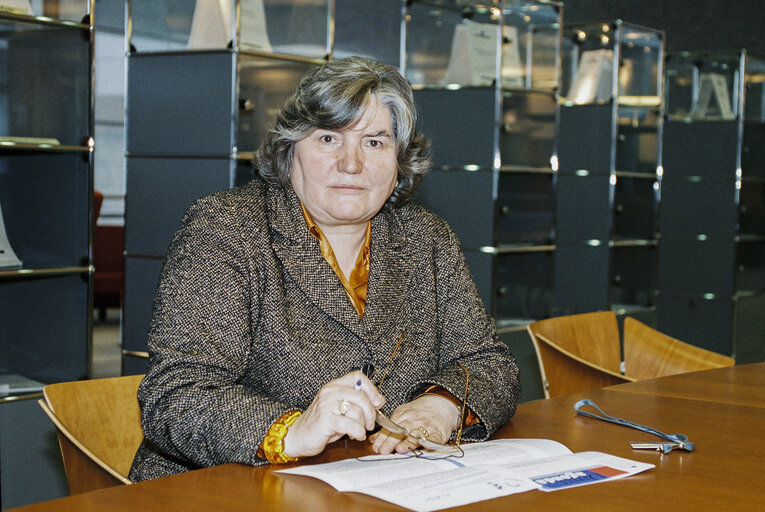 MEP Encarnacion REDONDO JIMENEZ at the European Parliament in Brussels