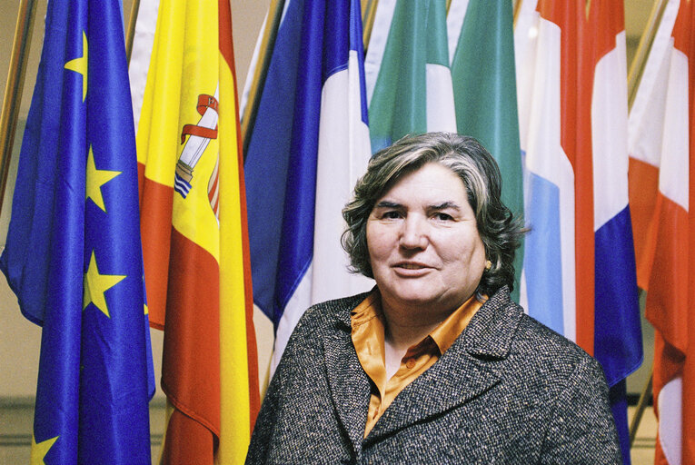 MEP Encarnacion REDONDO JIMENEZ at the European Parliament in Brussels