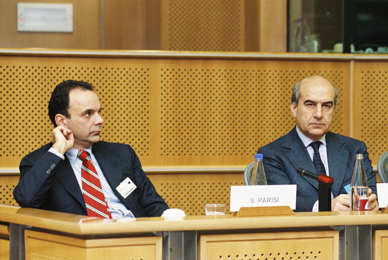 Meeting at the European Parliament in Brussels