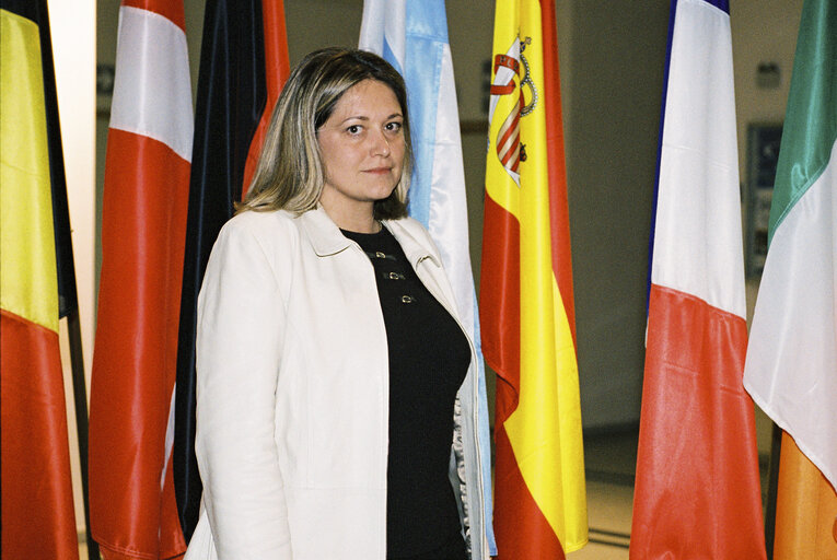 Fotografija 1: MEP Esther HERRANZ GARCIA at the European Parliament in Brussels