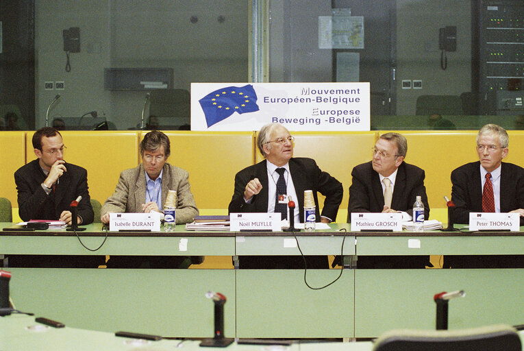 Photo 8 : Meeting at the European Parliament in Brussels