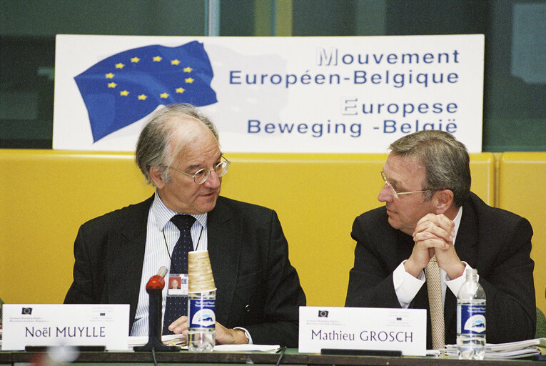 Meeting at the European Parliament in Brussels