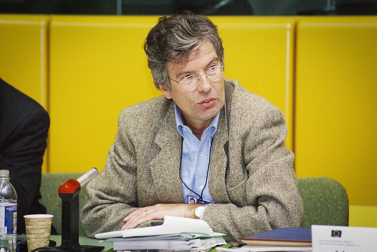 Meeting at the European Parliament in Brussels