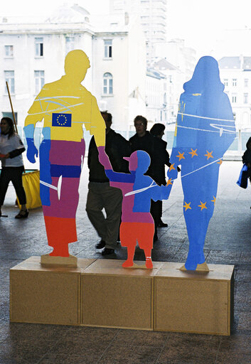 Foto 10: Open days at the European Parliament in Brussels on May 2002.