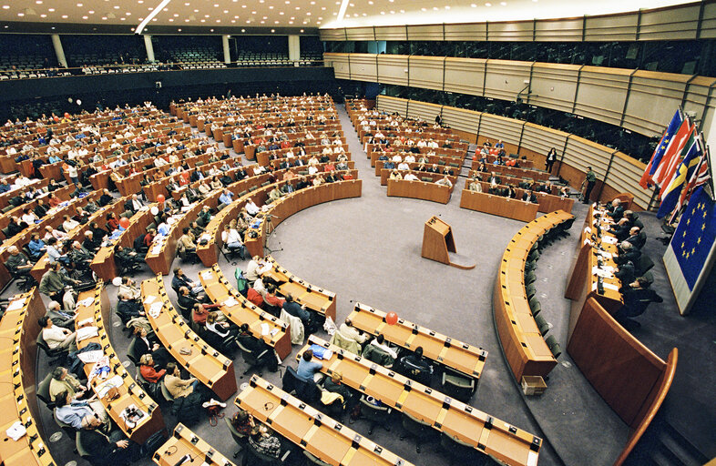 Fotografia 20: Open days at the European Parliament in Brussels on May 2002.